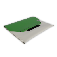 alfaset - Pochette pour ordinateur portable ou tablette 13 blanc vert face